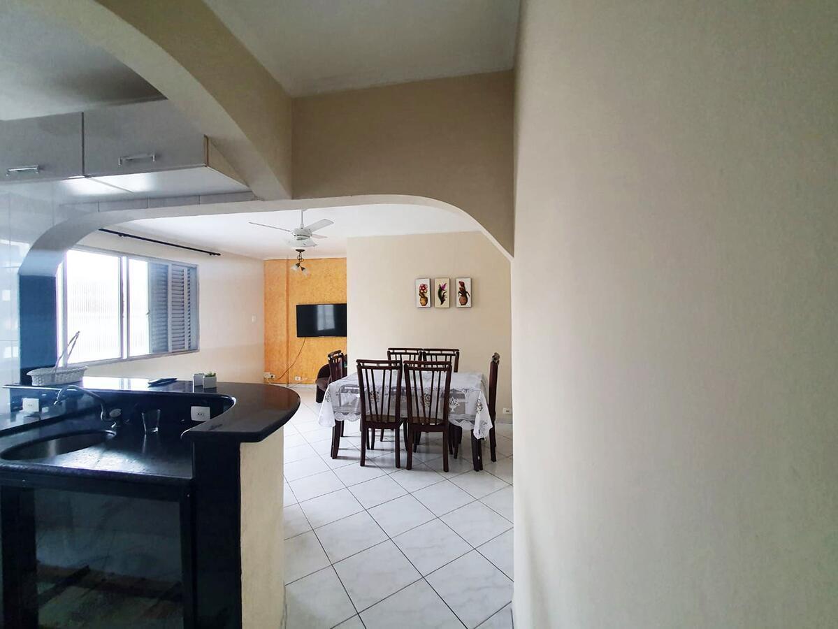 Appartamento Apartamento confortável na orla da praia de Santos Esterno foto